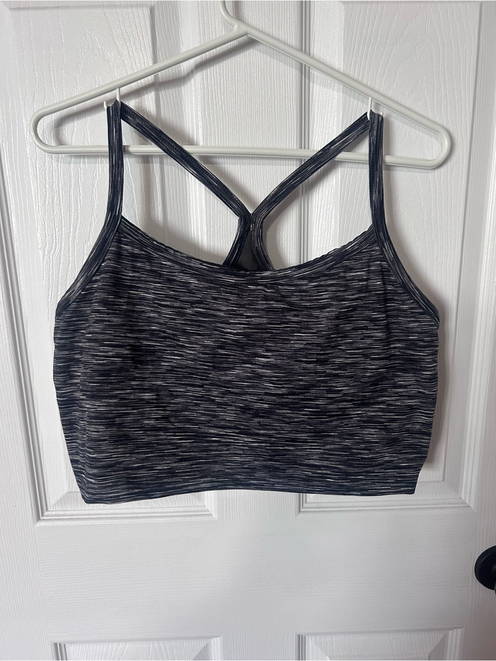 Aerie Black Heather Racerback Bralette - “the hugger”